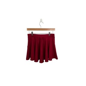 Elegant Red Women's Skirt